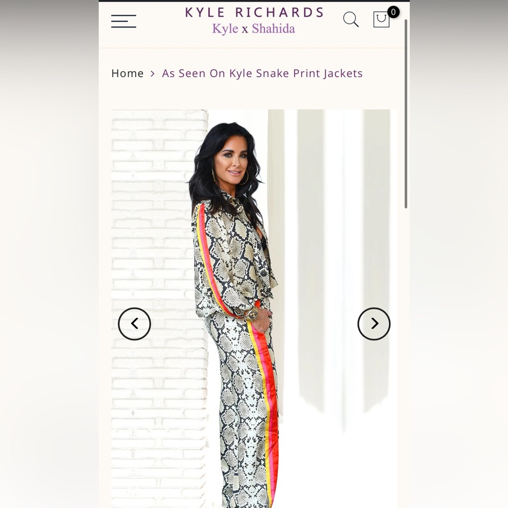 Kyle X Shahida Snakeprint Jumpsuit - image 2